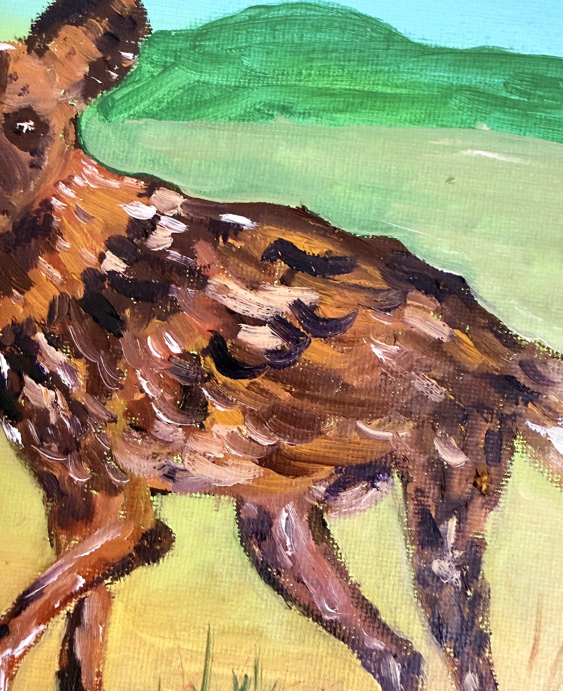 African wild dog — detail